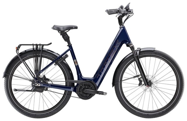 Trek District+ 5 Lowstep 1 versnellingen met Schijfrem met hydraulische bediening