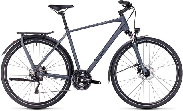 Cube KATHMANDU EXC DARKGREY/GREY 30 versnellingen met Schijfrem met hydraulische bediening