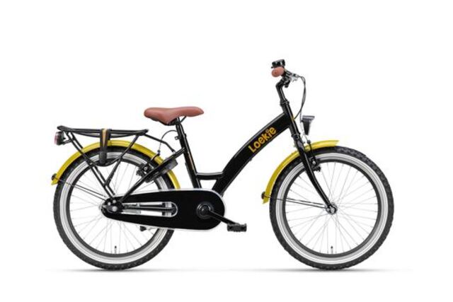 Loekie Superstar 20" Girl Black 1 versnellingen met Terugtraprem